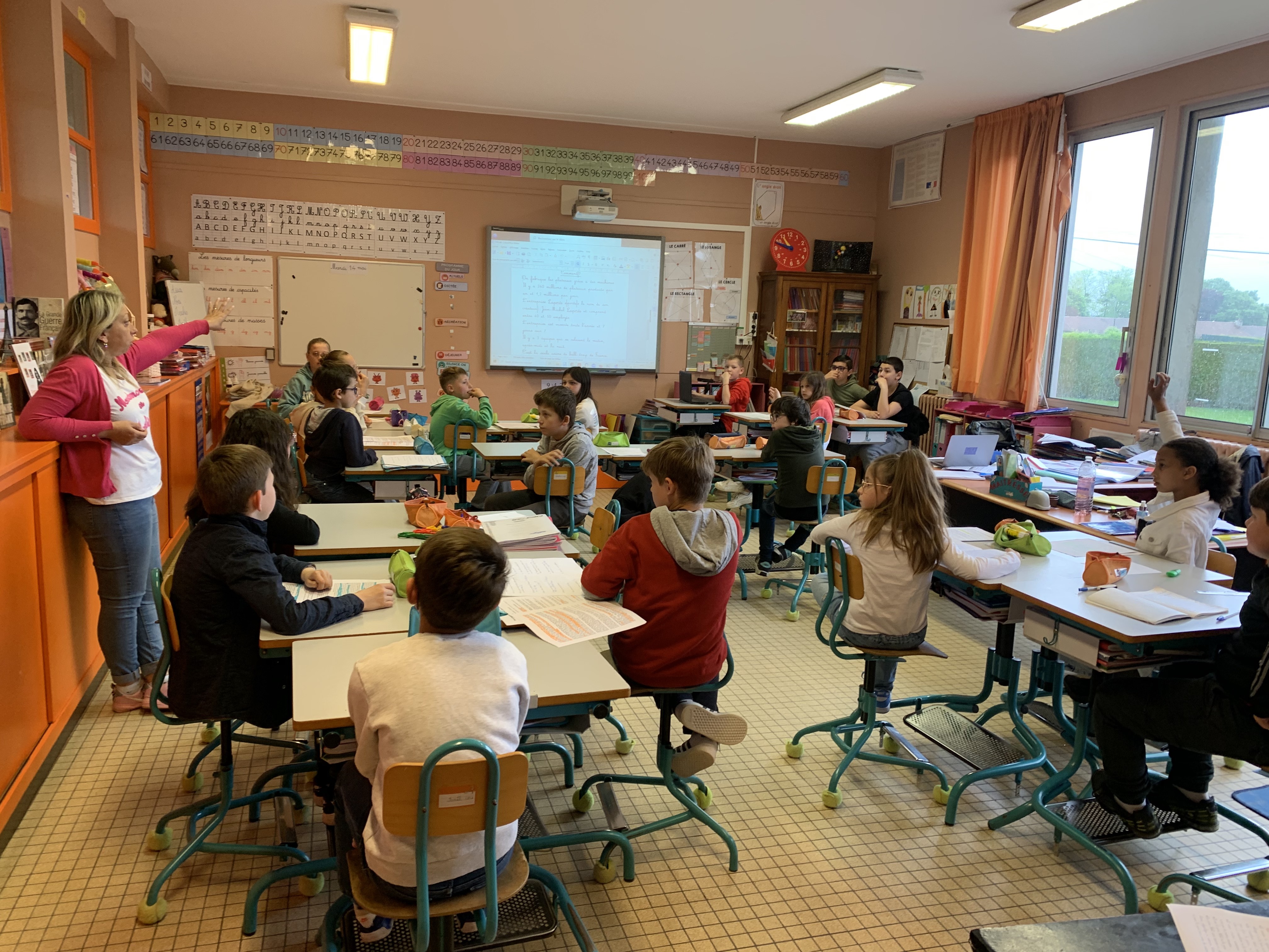 Reportage ecole Formerie J4 classe