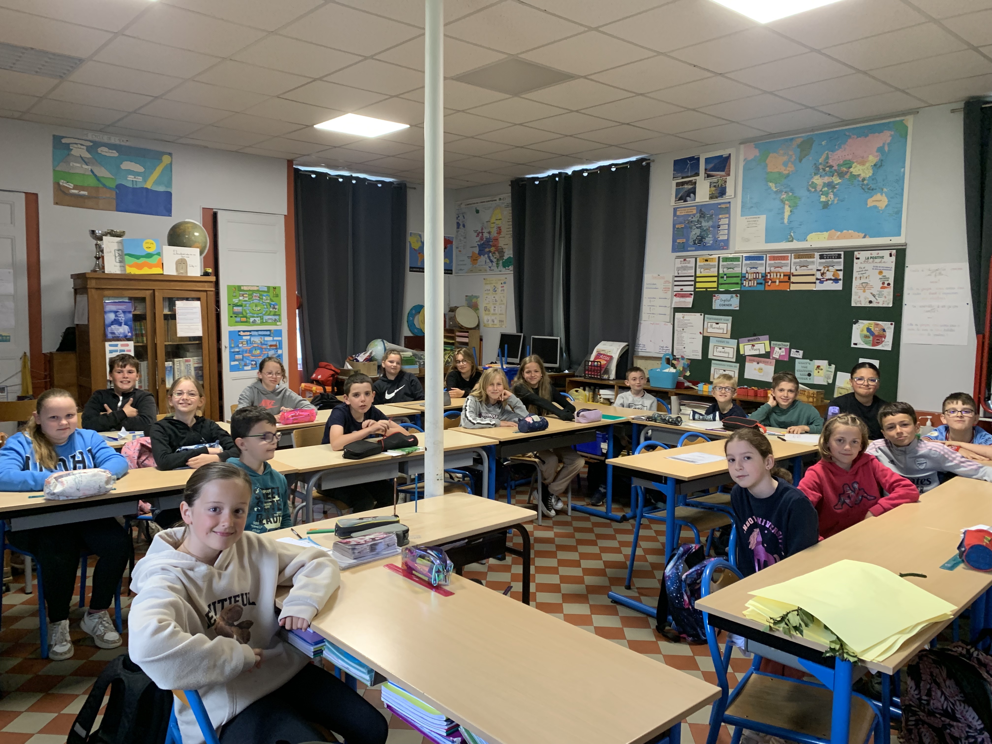 Reportage ecole Grez J4 classe